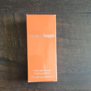 Clinique Happy Perfume Spray — Bright Orange Box